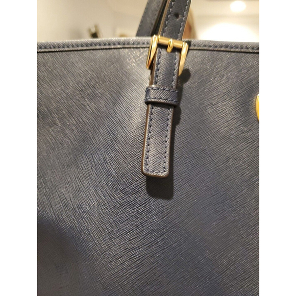 Michael Kors Jet Set Travel Lg Carryall Tote/Tote Bag/Blue/35T6Gtvt3L Ba… - Picture 3 of 10